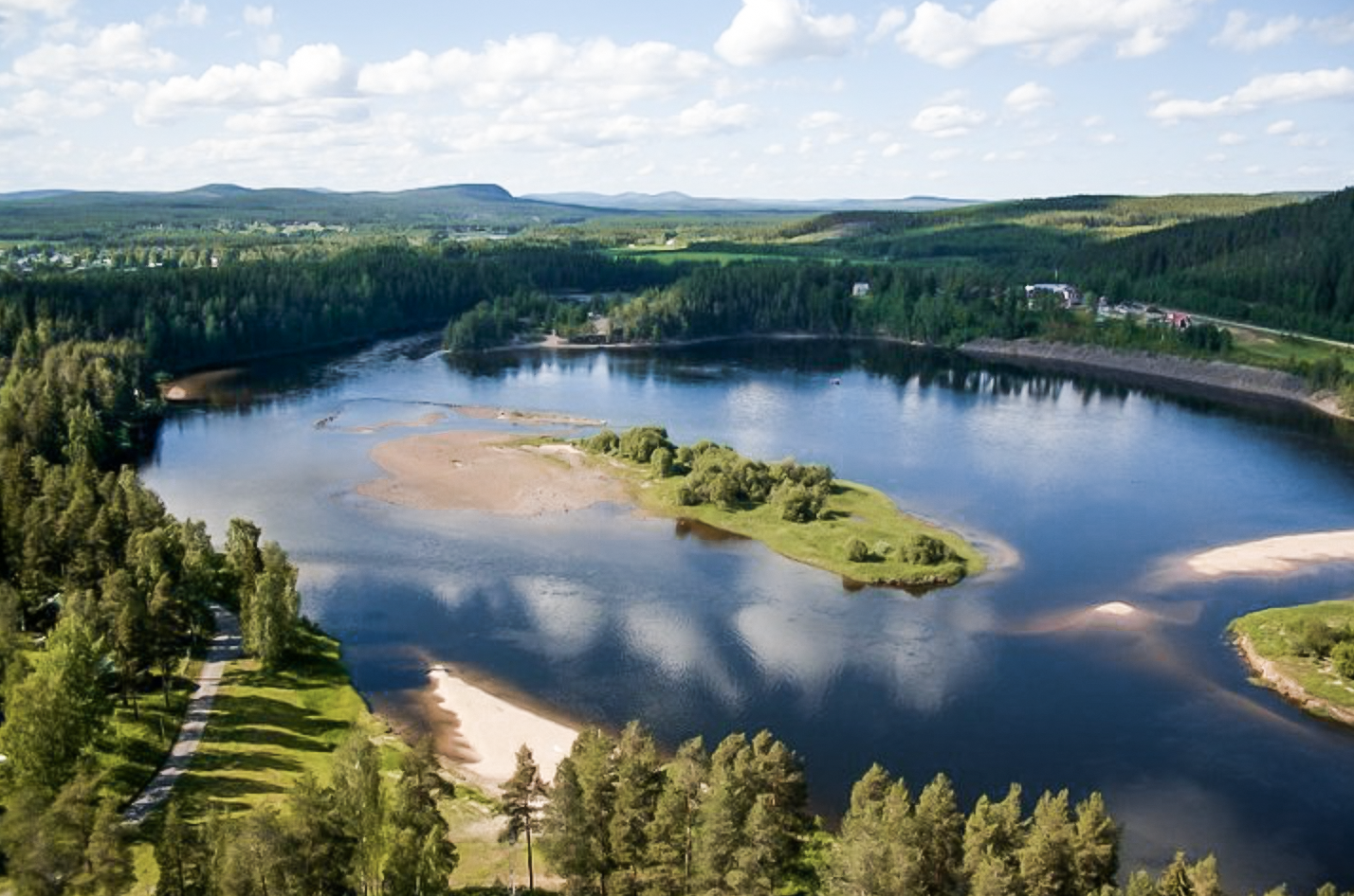 Ental Air älvsbyn selholmen flygbild